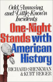 Cover of: One-night stands with American history by Richard Shenkman