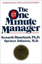 Cover of: The one minute manager by Kenneth H. Blanchard