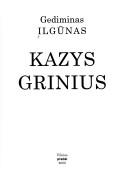 Kazys Grinius by G. Ilgūnas