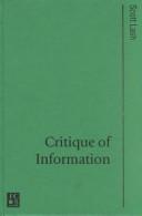 Critique of information