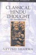 Cover of: Classical Hindu thought: an introduction