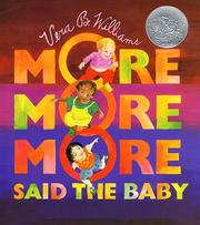 "More more more" said the baby by Vera B. Williams