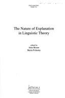 The nature of explanation in linguistic theory