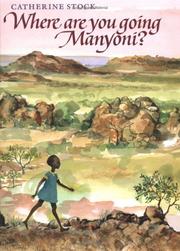 Cover of: Where are you going Manyoni?