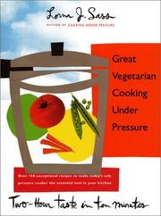 Cover of: Great vegetarian cooking under pressure by Lorna J. Sass