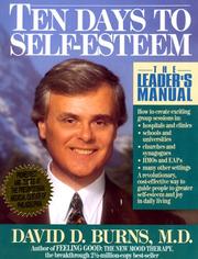 Cover of: Ten days to self-esteem: leader's manual