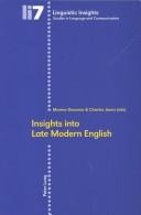 Insights into late modern English