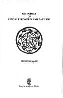 Cover of: Anthology of Bengali proverbs and bachans