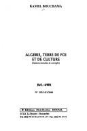 Cover of: Algérie, terre de foi et de culture