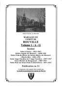 Cover of: Mariages du comté de Rouville: paroisses--Saint-Césaire, 1822-1967, Sainte-Angèle de Monnoir, 1858-1991, Saint-Nom-de-Marie de Sainte-Marie-de-Monnoir (Marieville), 1801-1991, Saint-Ange-Gardien de l'Ange-Gardien, 1857-1967, Saint-Michel de Rougemont, 1887-1967, Saint-Paul de Saint-Paul-d'Abbotsford, 1857-1967
