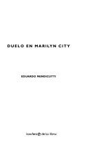Cover of: Duelo en Marilyn City by Eduardo Mendicutti