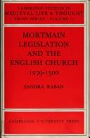 Mortmain legislation and the English church 1279-1500