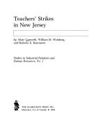 Cover of: Teachers' strikes in New Jersey