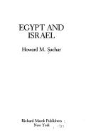 Cover of: Egypt and Israel