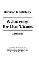 Cover of: A journey for our times: a memoir