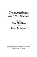 Cover of: Transcendence and the sacred