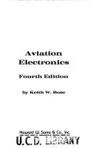 Aviation electronics by Keith W. Bose