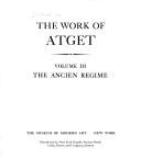 Cover of: The work of Atget