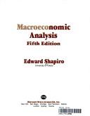 Cover of: Macroeconomic analysis