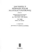 Cover of: Pielgrzymka do Ojczyzny: przemówienia i homilie Ojca Świętego Jana Pawła II