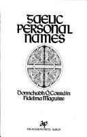 Cover of: Gaelic personal names