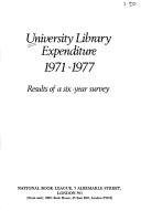University library expenditure, 1971-1977 : results of a six-year survey