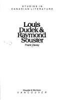 Cover of: Louis Dudek & Raymond Souster