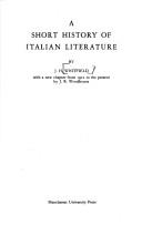 Cover of: A short history of Italian literature