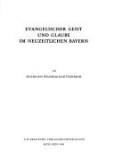 Cover of: Evangelischer Geist und Glaube im neuzeitlichen Bayern