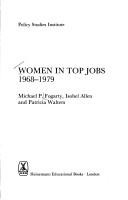 Women in top jobs 1968-1979