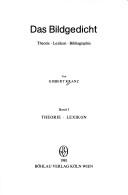 Cover of: Das Bildgedicht: Theorie, Lexikon, Bibliographie