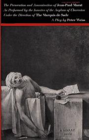 Cover of: Die Verfolgung und Ermordung Jean Paul Marats