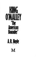 Cover of: King O'Malley: "the American bounder"