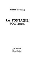 Cover of: La Fontaine politique by Pierre Boutang