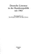Cover of: Deutsche Literatur in der Bundesrepublik seit 1965