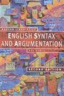 Cover of: Engish syntax and argumentation