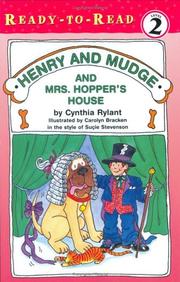 Cover of: Henry and Mudge and Mrs. Hopper's house: the twenty-second book of their adventures