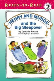Cover of: Henry and Mudge and the big sleepover: the twenty-seventh book of their adventures