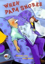 Cover of: When Papa snores