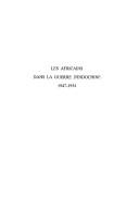 Cover of: Les Africains dans la guerre d'Indochine, 1947-1954