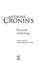 Anthony Cronin's personal anthology : selections from his Sunday Independent feature