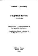 Cover of: Filigranas de cera y otros textos