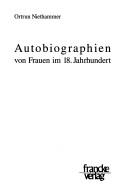 Cover of: Autobiographien von Frauen im 18. Jahrhundert