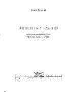 Cover of: Artículos y ensayos
