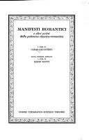 Cover of: Manifesti romantici e altri scritti della polemica classico-romantica
