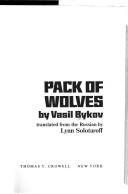 Cover of: Pack of wolves