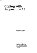 Cover of: Coping with Proposition 13