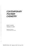 Cover of: Contemporary polymer chemistry by H. R. Allcock
