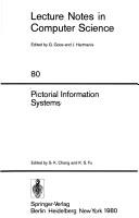 Cover of: Pictorial information systems by edited by S. K. Chang and K. S. Fu.