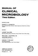 Cover of: Manual of clinical microbiology